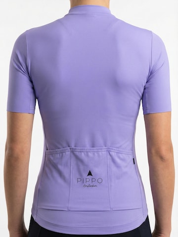 Maillot 'Rennradtrikot Damen Violet Mortirolo' PIPPO Amsterdam en violet