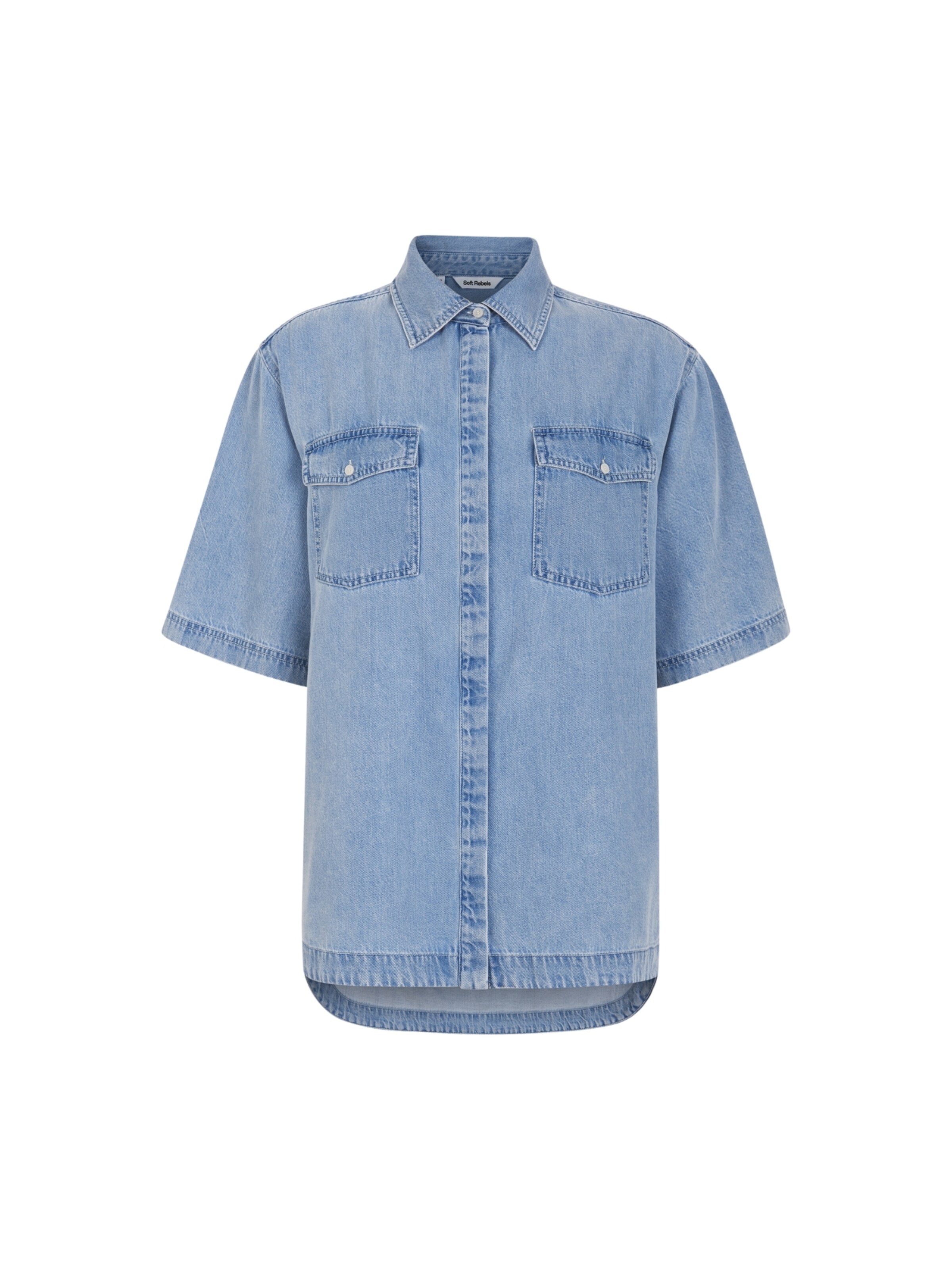 Soft Rebels Paita 'Riviera' värissä sininen: etupuoli