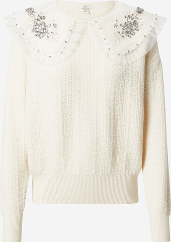 River Island Sweater in White: front