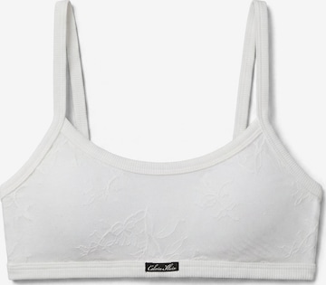 Calvin Klein Bustier BH in Grau: Vorderseite