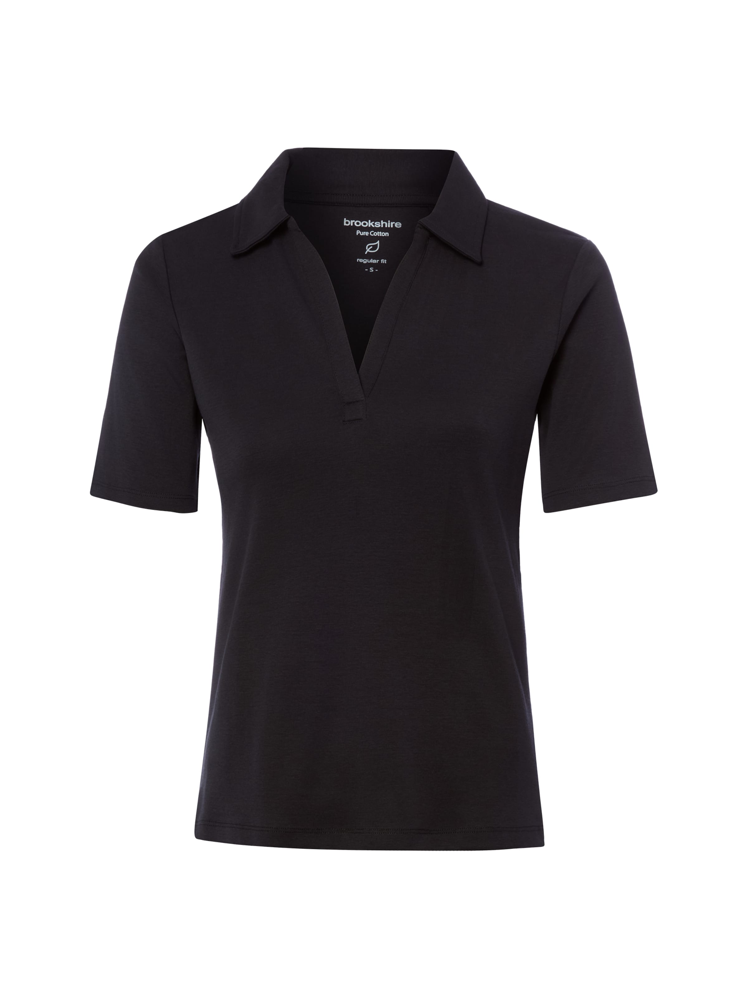 Brookshire Shirt in Black: front