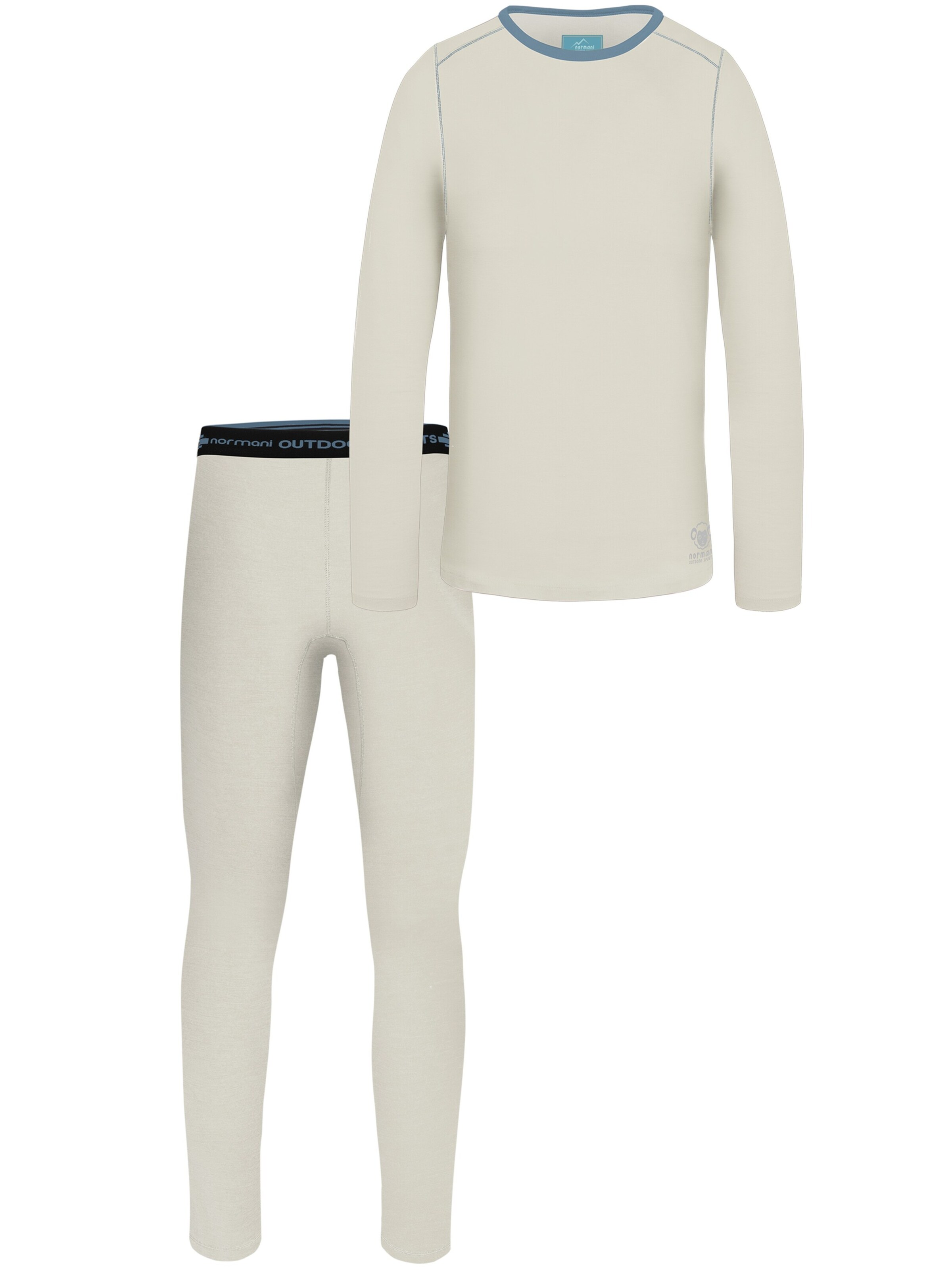 Ensemble de linge normani en blanc : devant