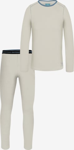 Ensemble de linge normani en blanc : devant