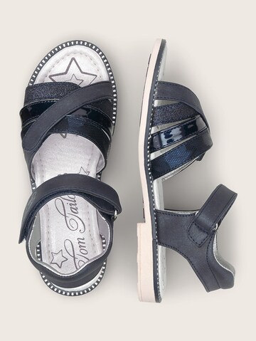 TOM TAILOR Sandals in Blue