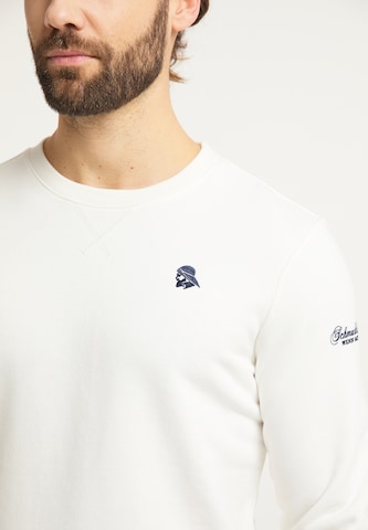 Schmuddelwedda Sweatshirt i hvid