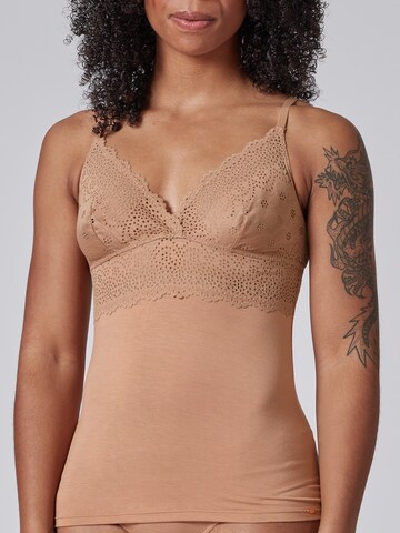 Skiny Top in Beige