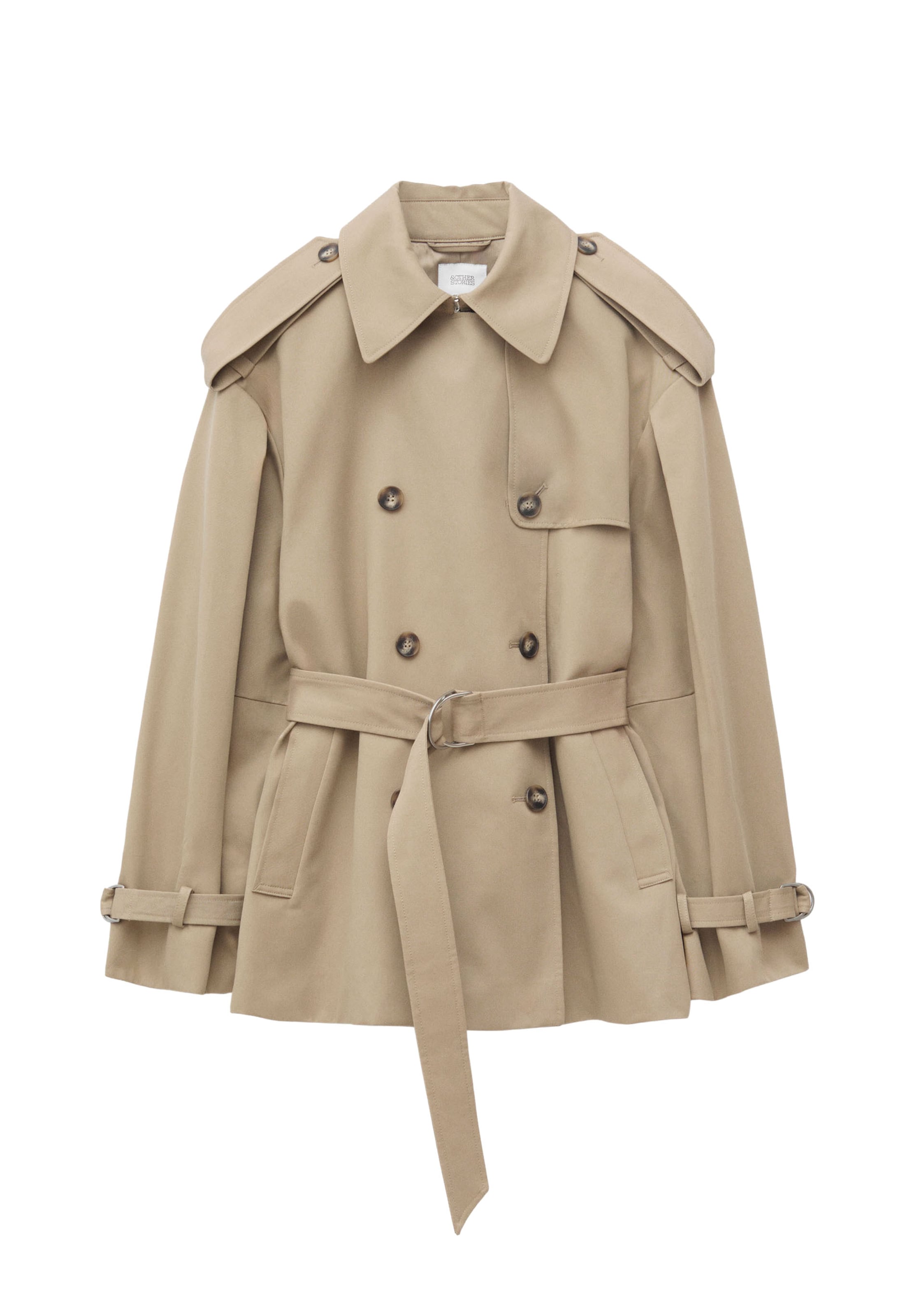 Cappotto di mezza stagione di & Other Stories in beige: frontale
