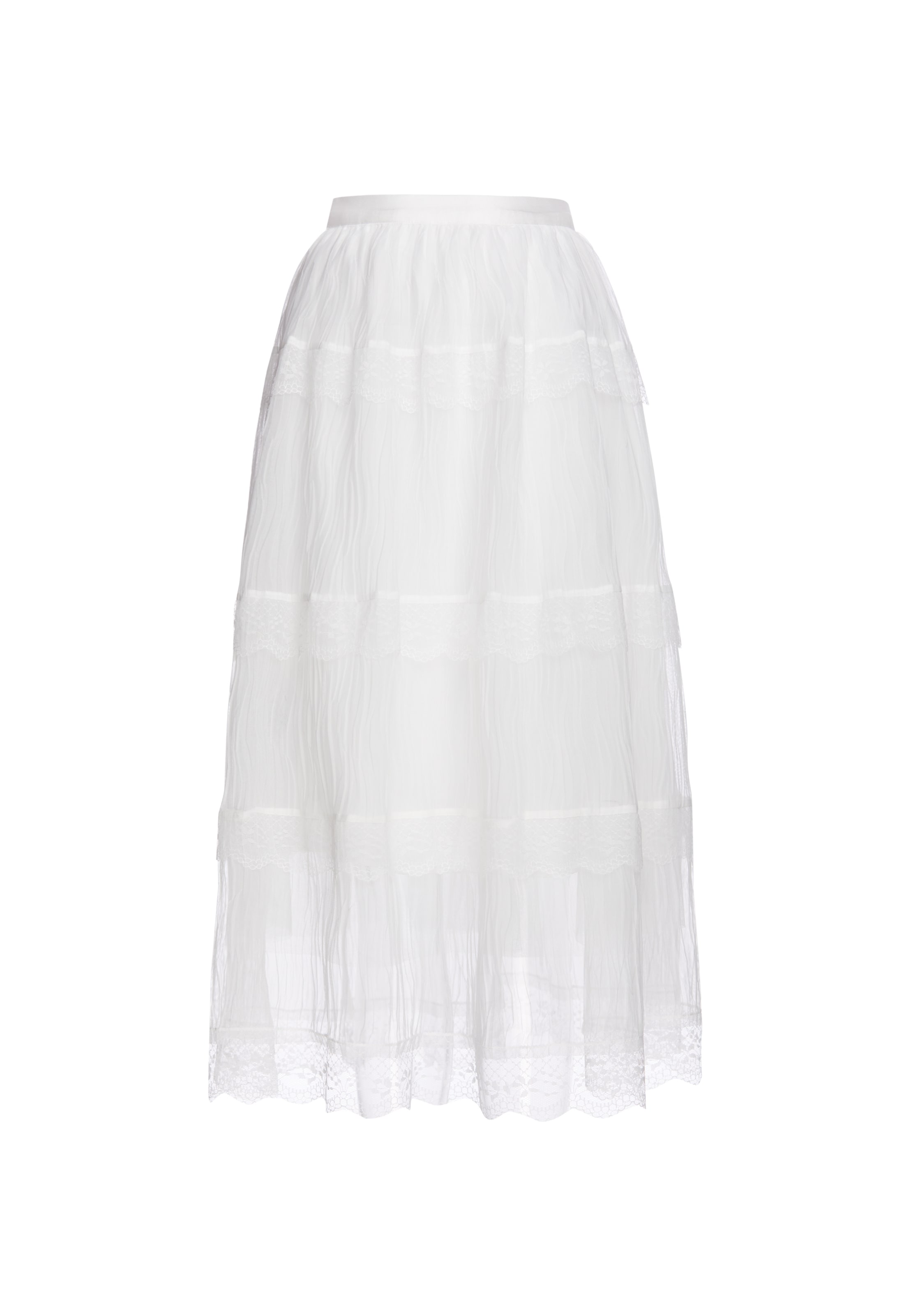 usha BLACK LABEL Skirt in 36 in White, Item view