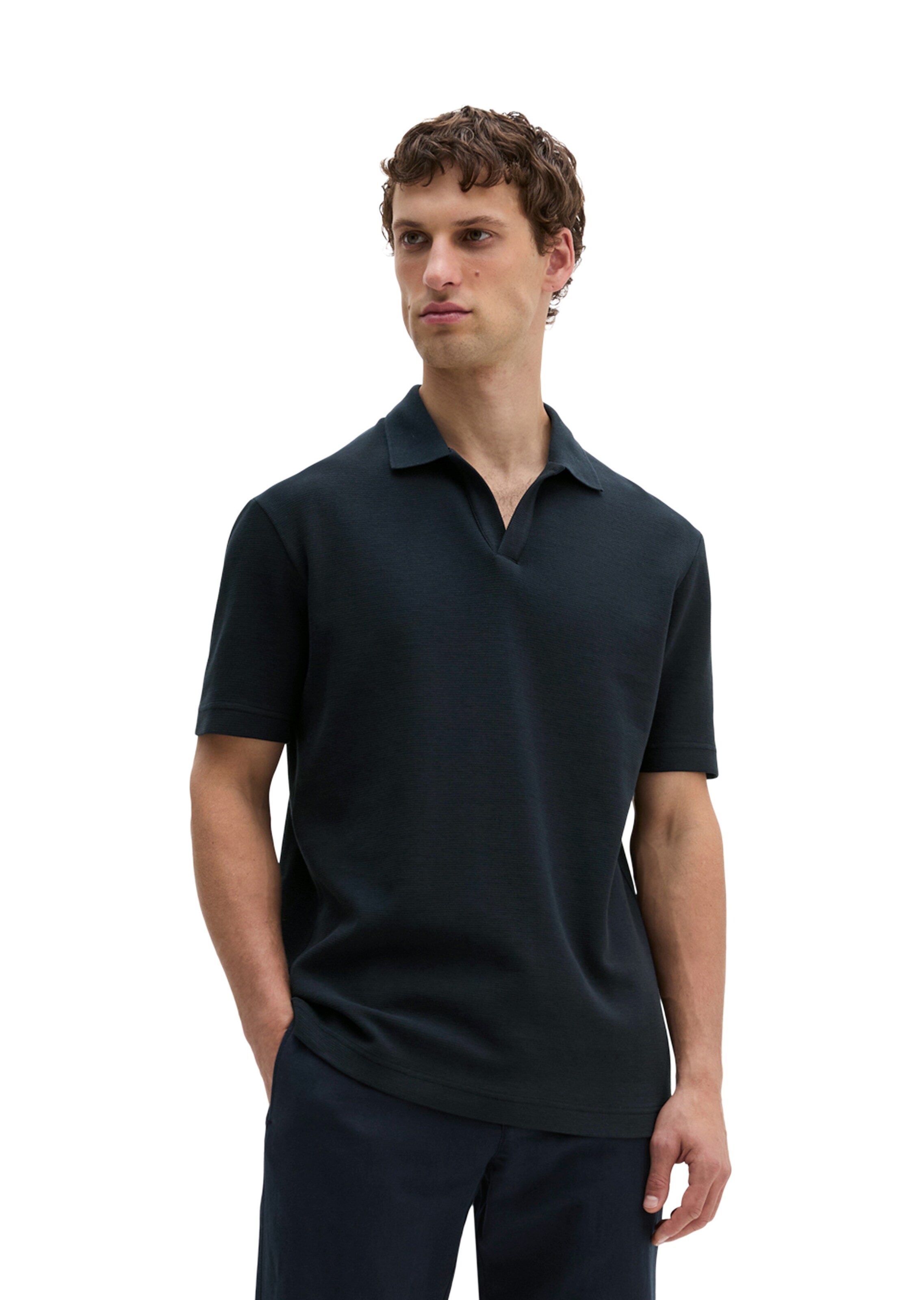 Marc O'Polo Shirt in Blauw: voorkant