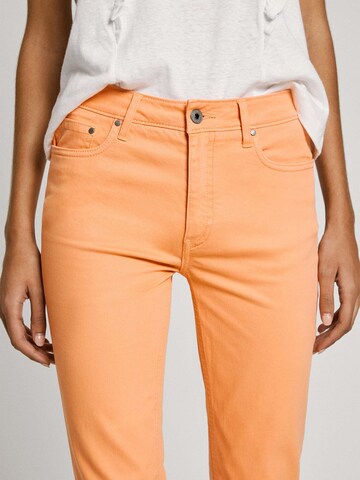 Coupe slim Pantalon 'Thelma' Pepe Jeans en orange