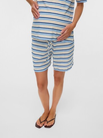 MAMALICIOUS Loosefit Broek 'MLNARA' in Beige: voorkant