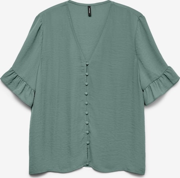 Vero Moda Curve Blouse in Green: front