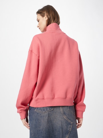 WEEKDAY Sweatshirt i rosa