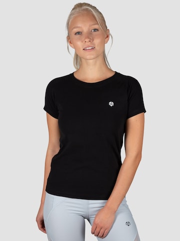 T-shirt 'BASIC 2.0' MOROTAI en noir : devant