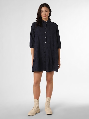 Robe-chemise Marie Lund en bleu : devant