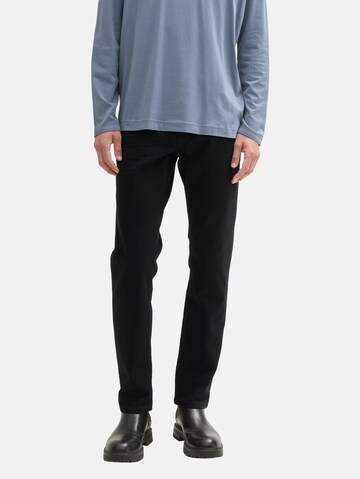 TOM TAILOR Slimfit Jeans 'Josh' in Schwarz