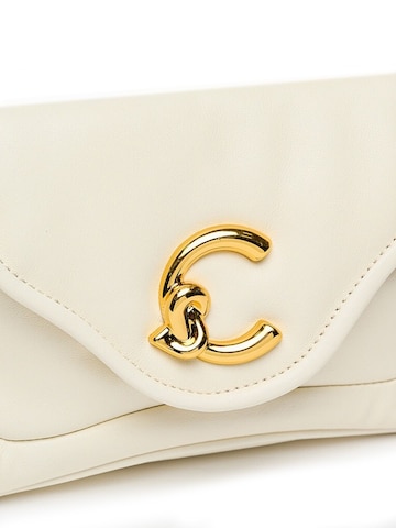 Coccinelle Handtasche 'Coccinelle C-Me Fluffy Handbag Puffy Smooth Leather'‌‌‌‌ in Weiß