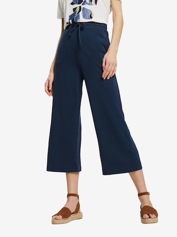 ESPRIT Loose fit Pants in Blue: front