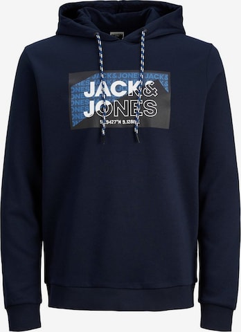 Sweat Jack & Jones Junior en bleu : devant