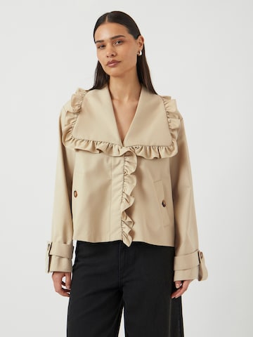 YAS Between-Season Jacket 'YASELSANA' in Beige: front