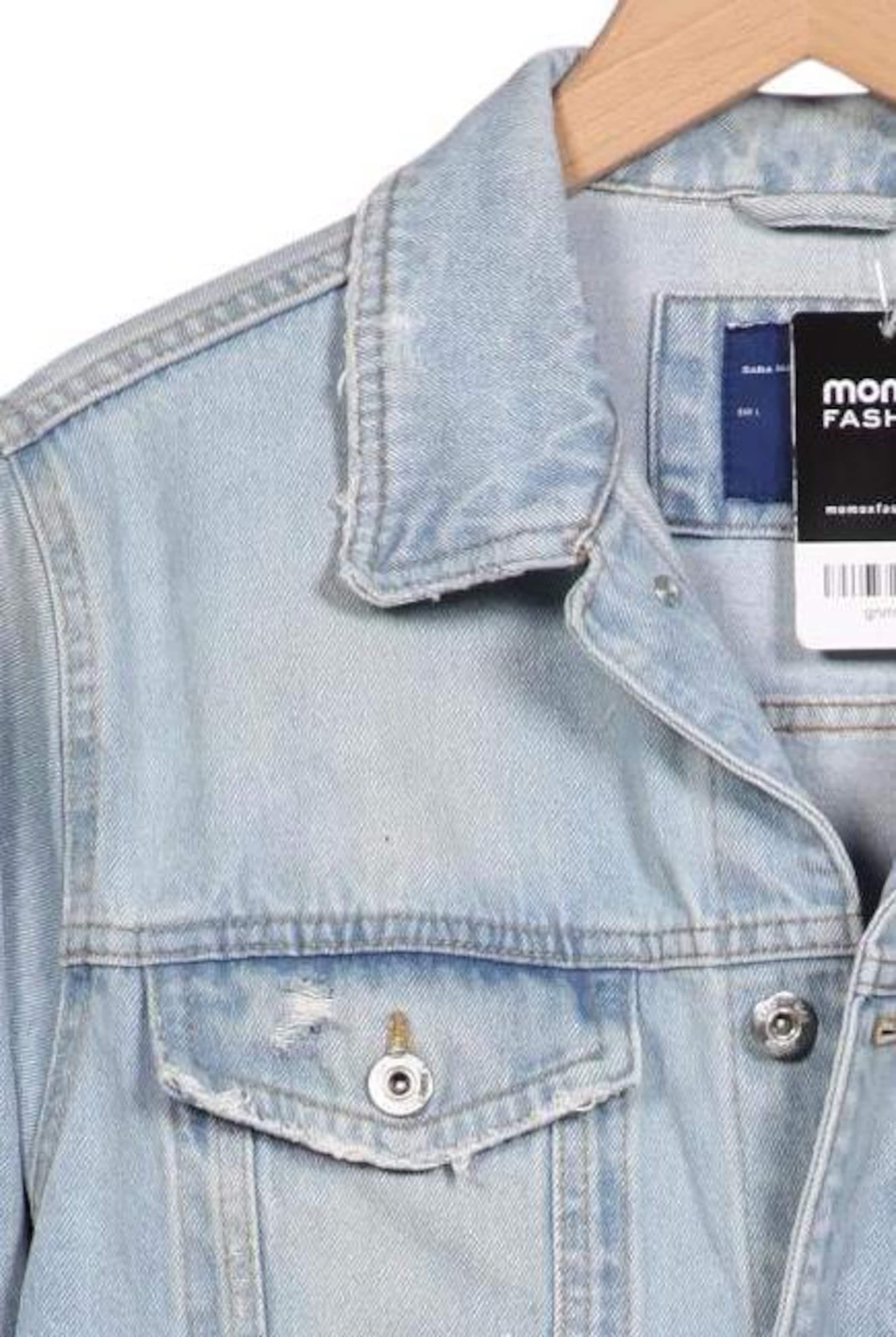 ZARA Jacket & Coat in L in Blue