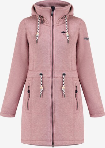 Schmuddelwedda Fleecejacke in Pink: predná strana