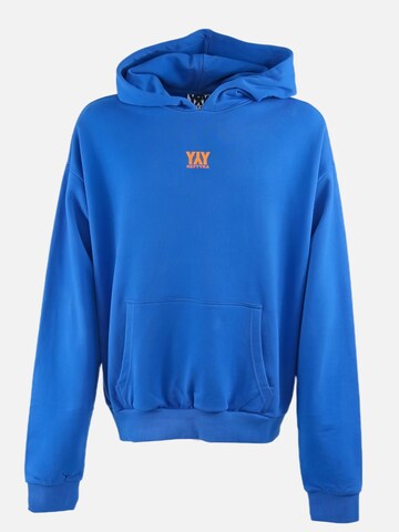 HEFTYKA Sweater 'HOODIE X-TRA HEAVY' in Blue: front