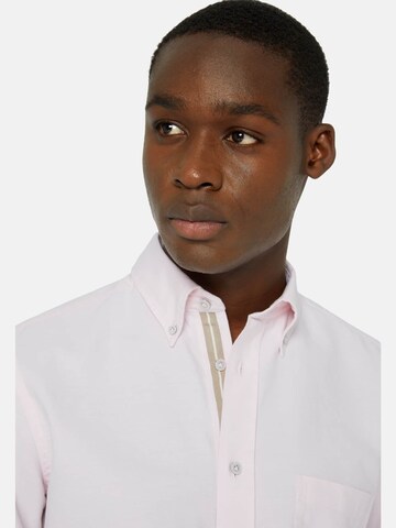 Boggi Milano Regular fit Button Up Shirt in Pink