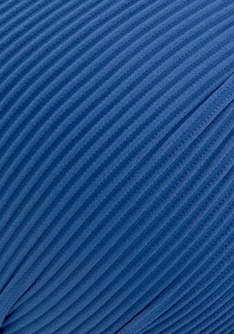 SUNSEEKER Push-up Bikini top in Blue