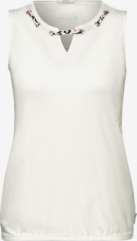 CECIL Top in White: front