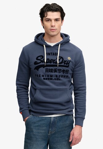 Superdry & Co Sweatshirt in Blue: front