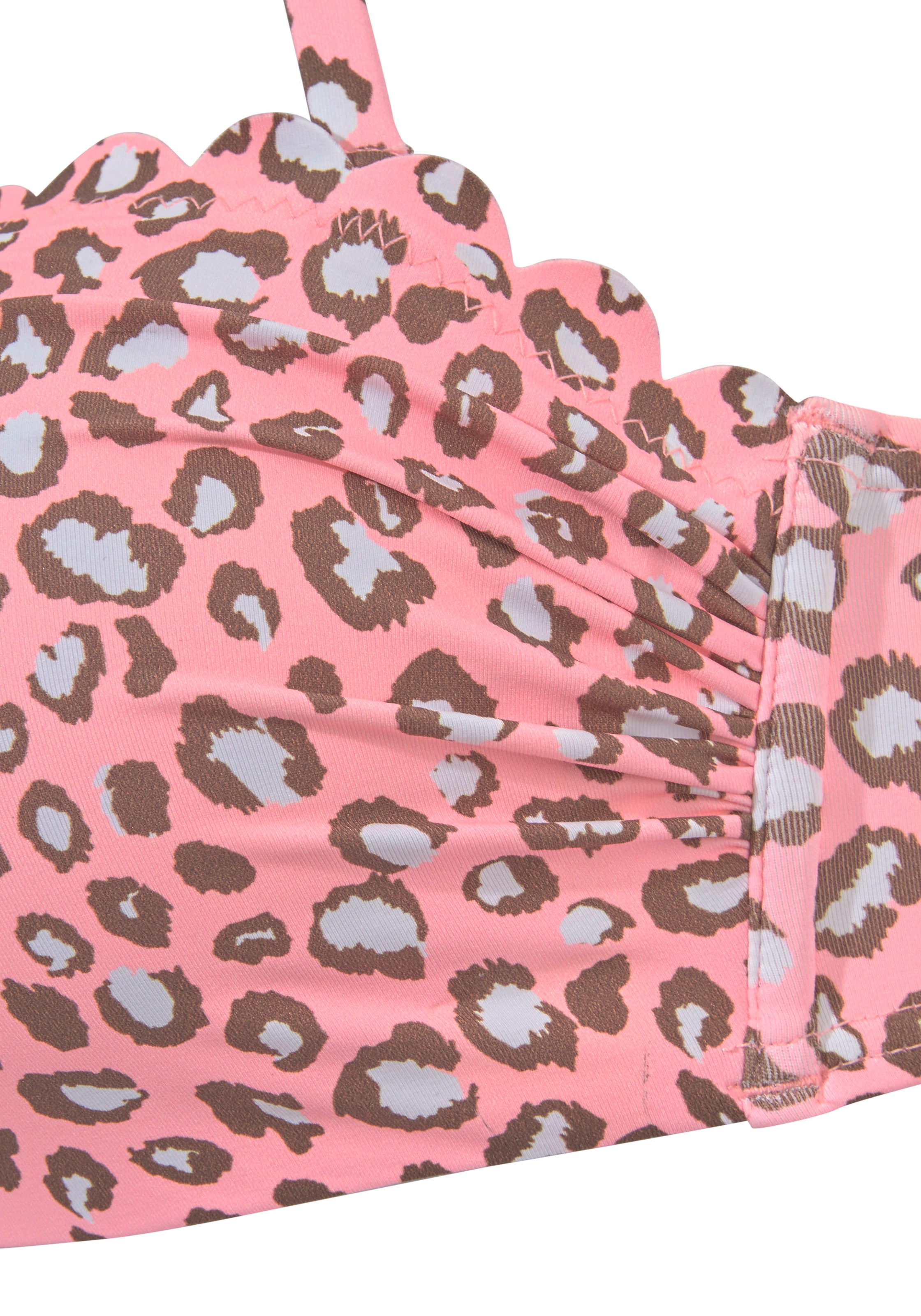 LASCANA Bandeau Bikini top in Pink