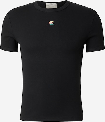 Calvin Klein JeansMajica - crna boja: prednji dio
