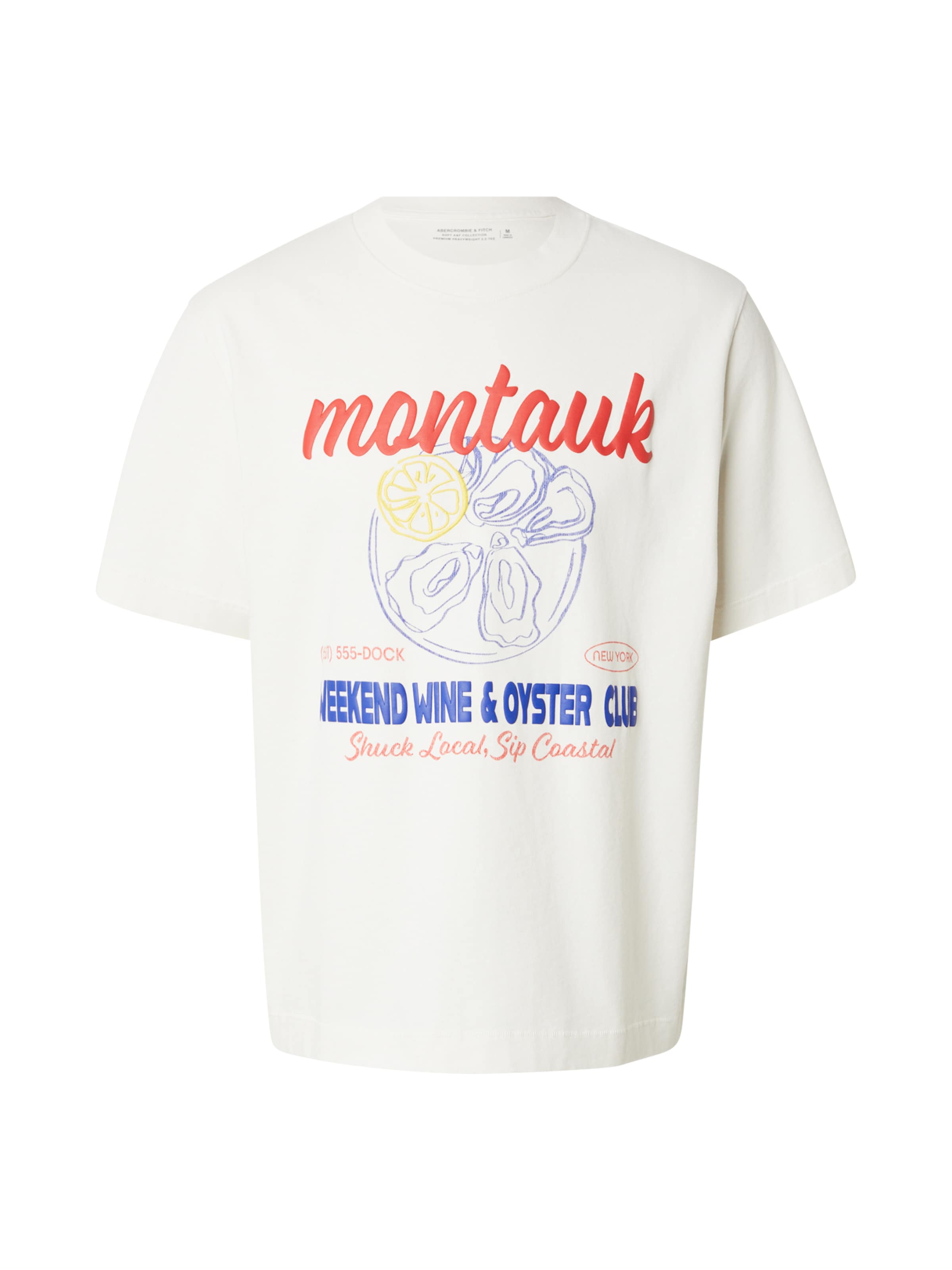 Abercrombie & Fitch Póló - fehér: elől