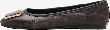 Ballerines Lipsy en marron : devant