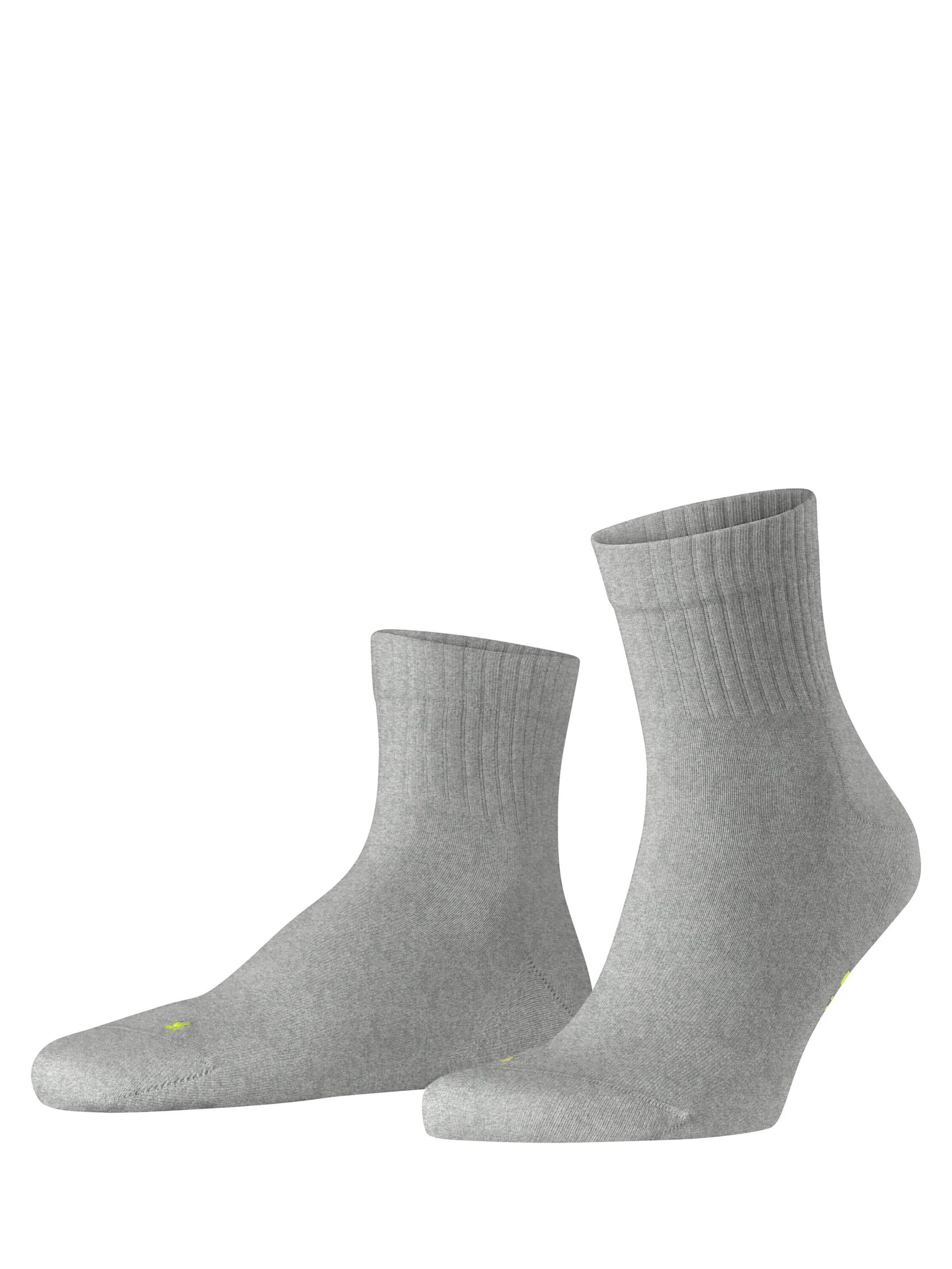 FALKE Füßlinge 'Run Rib'‌‌‌‌ in Grau: Vorderseite