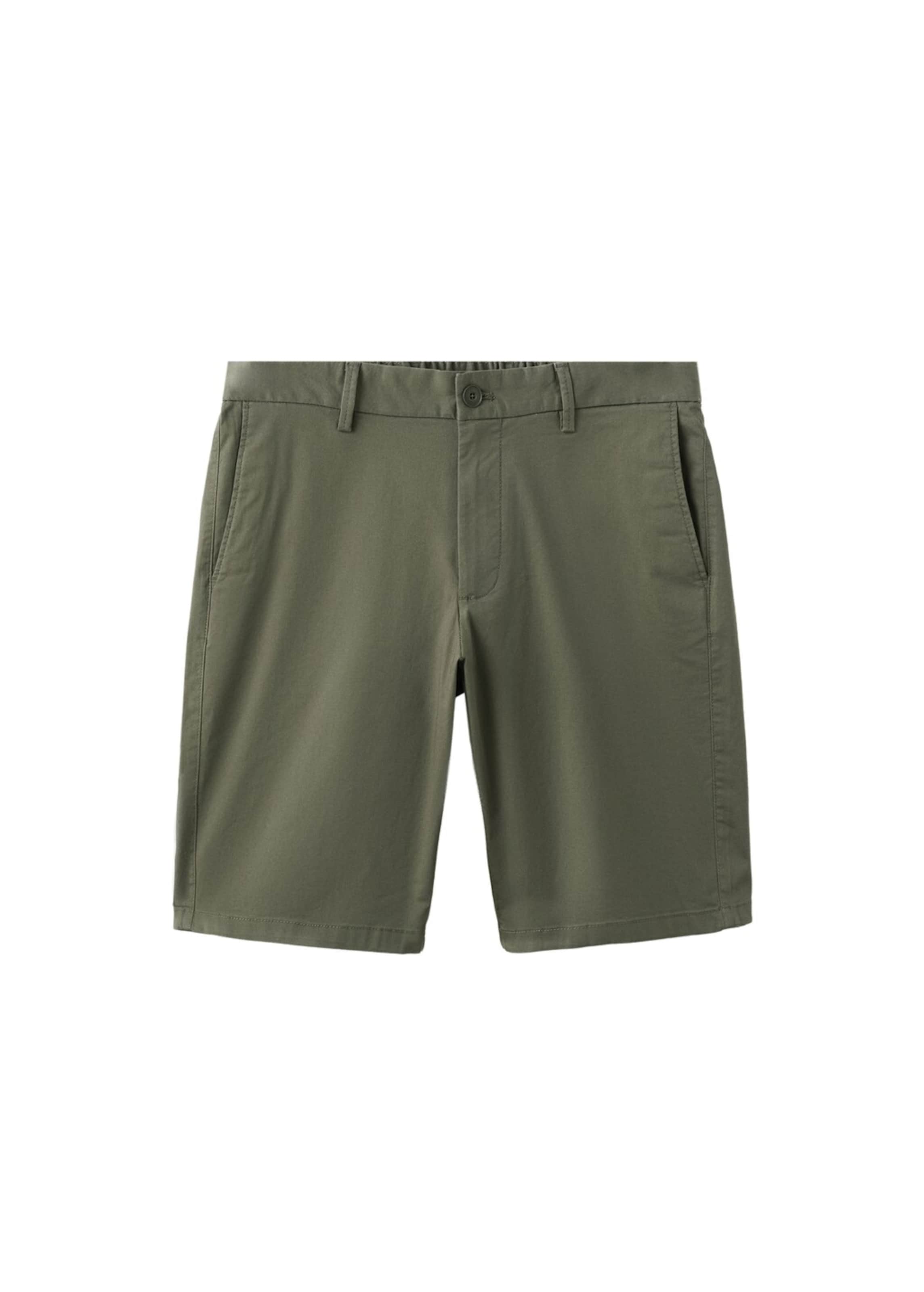 MANGO MAN Regular Shorts 'Gracia' in Grün: Vorderseite