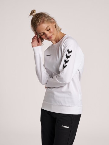 Hummel Športna majica | bela barva: sprednja stran