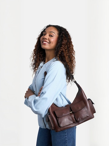 RE:DESIGNED Shopper ' Solvej ' in Grey: front