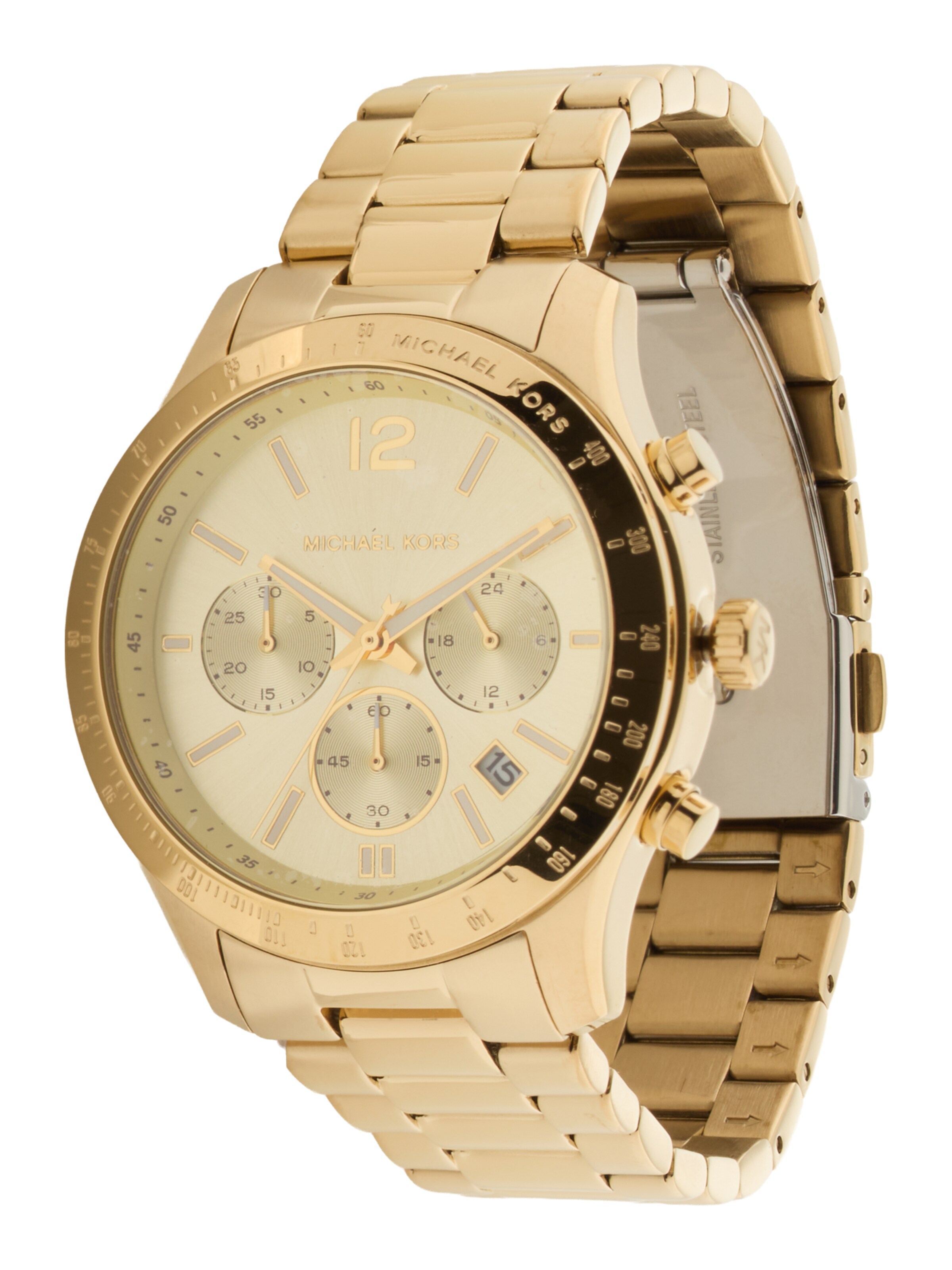 MICHAEL Michael Kors Analogna ura 'BERKLEY' | zlata barva: sprednja stran