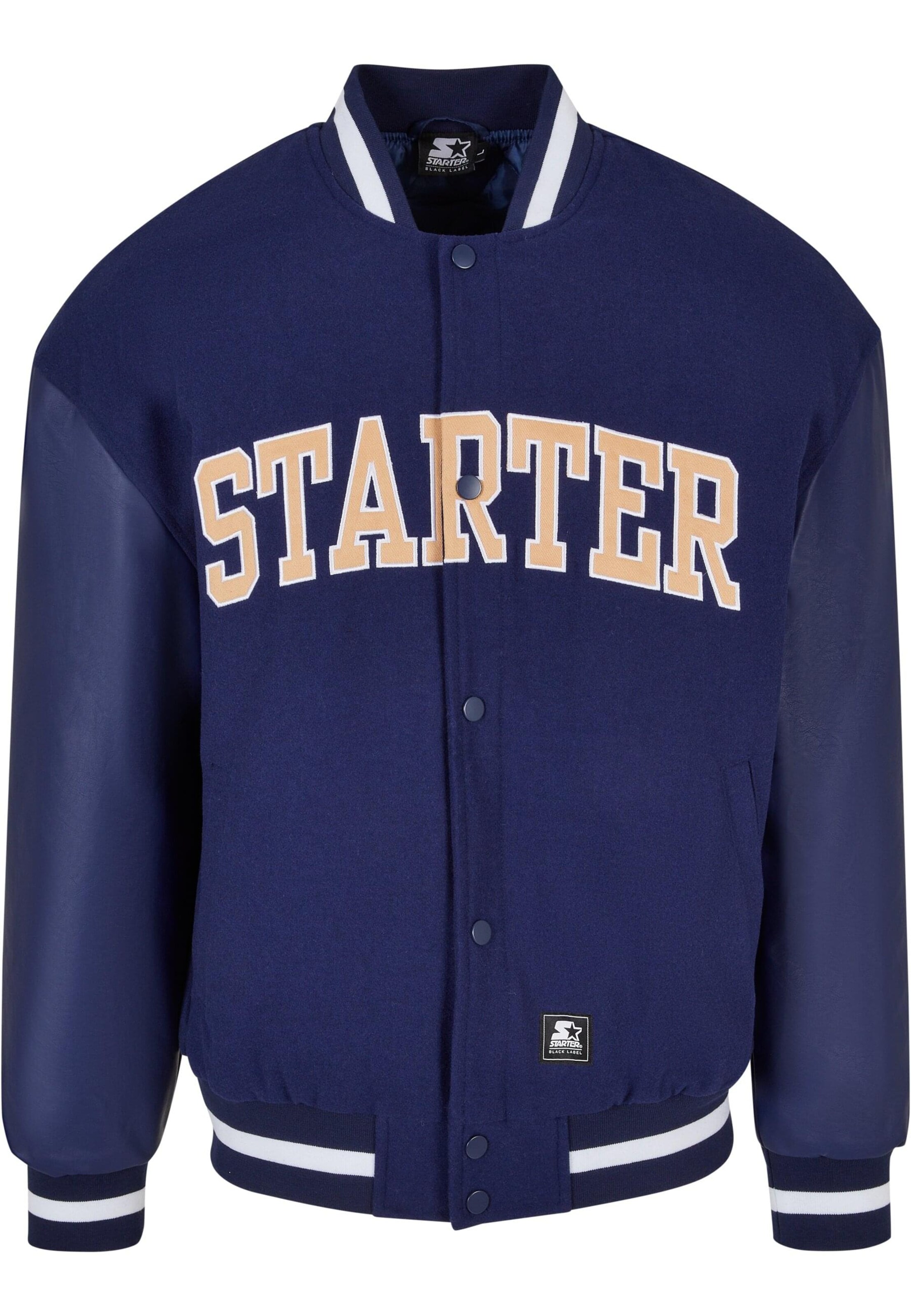 Starter Black Label Jacke in Blau: Vorderseite