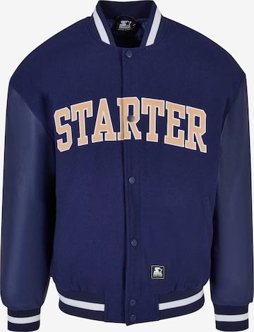 Starter Black Label Regular fit Between-Season Jacket in Blue: front