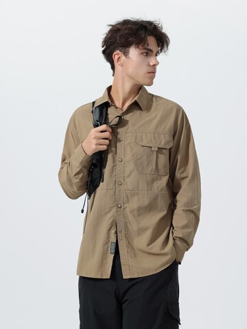 Youthup Regular fit Button Up Shirt in Green