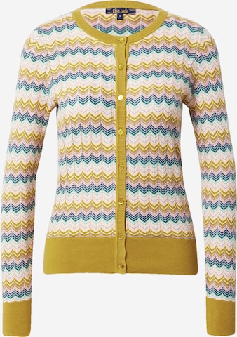 King Louie Knit Cardigan 'Lavigne' in Yellow: front