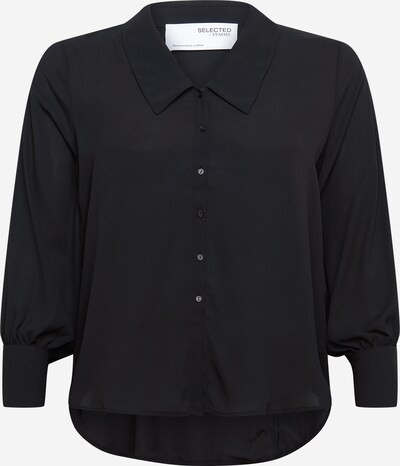 Selected Femme Curve Blouse 'Oris' in de kleur Zwart, Productweergave