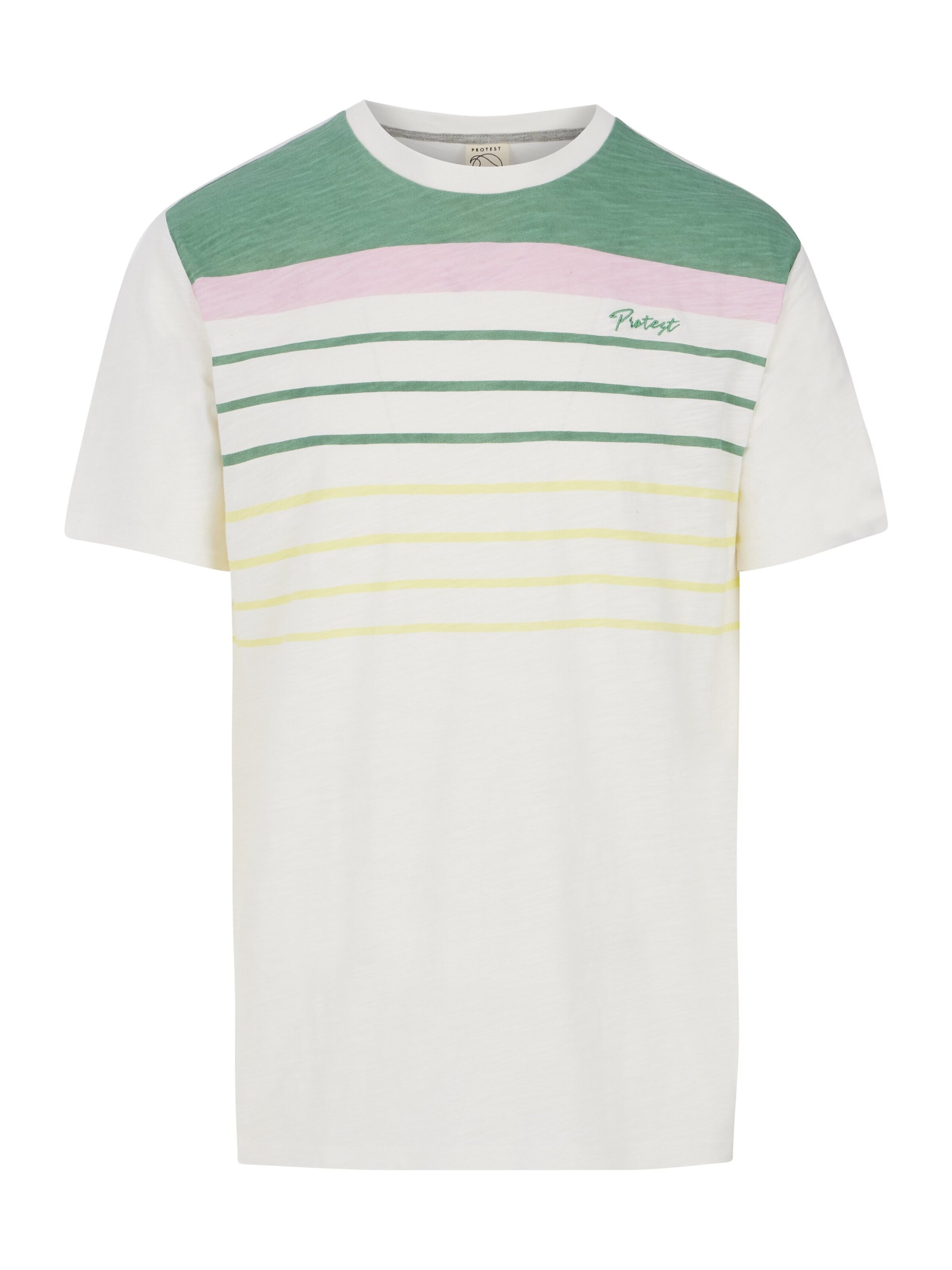 PROTEST Shirt 'PRTPLECO' in Wit: voorkant