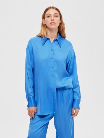 SELECTED FEMME Blouse in Blauw: voorkant