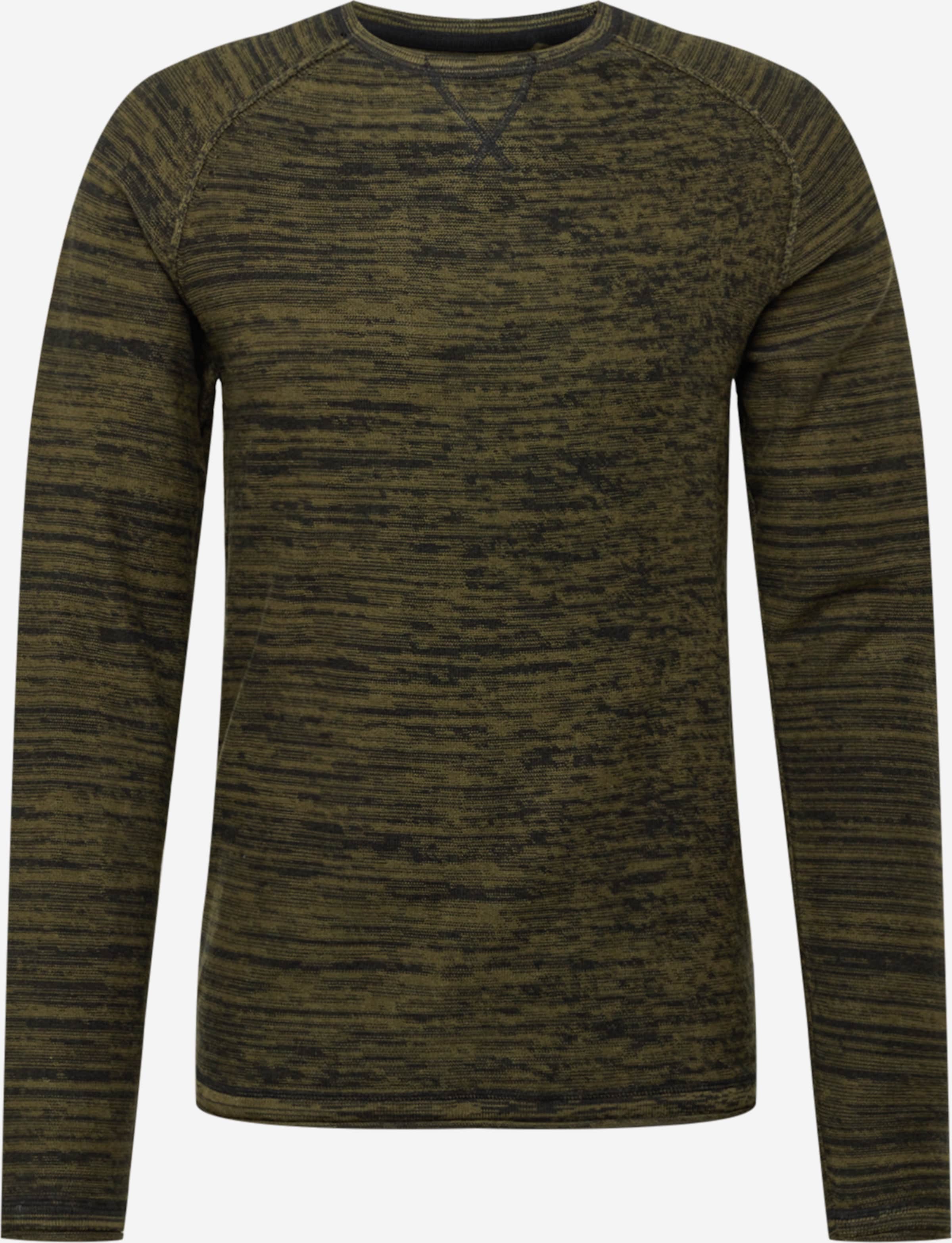ABOUT Pullover YOU | BLEND in Grünmeliert Oliv,