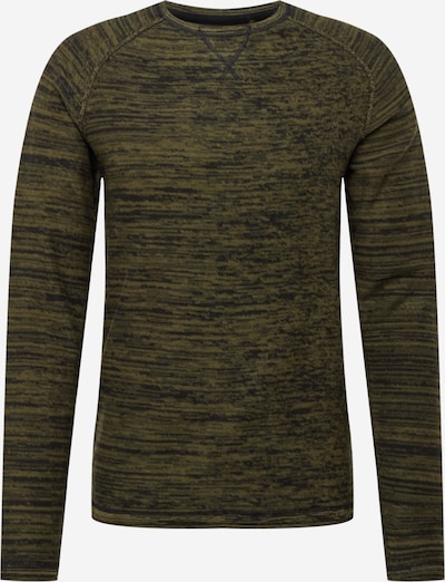 BLEND Pullover in oliv / grünmeliert, Produktansicht