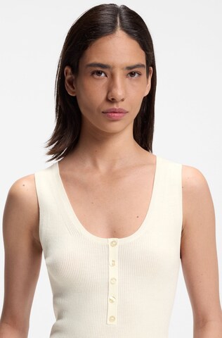 BOSS Stricktop 'Fafflesia' in Beige